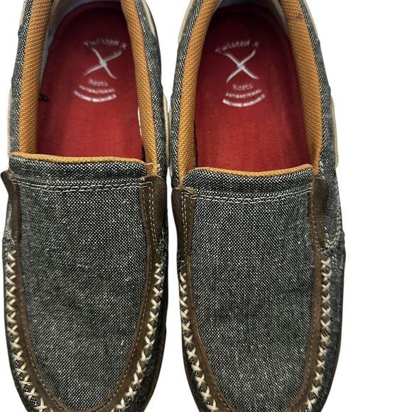 Twisted X ECO Slip On Driving Moc Womens 10 Moc Toe Casual Shoes main image 4
